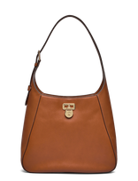 Lauren Ralph Lauren - Natural Smth Leathr-Tanner Lg Sh-Sb - Rankinė - Ruda
