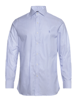 Polo Ralph Lauren - Regent Slim Fit Striped Textured Shirt - Dryžuoti marškiniai - Mėlyna