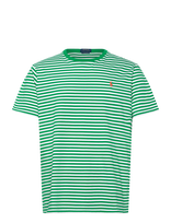Polo Ralph Lauren - Custom Slim Fit Striped Jersey T-Shirt - Marškinėliai trumpomis rankovėmis - Žalia