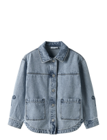 Name It - Nkfgloria Dnm Emb Jacket 7511-Za T - Džinsės ir velvetinės striukės - Mėlyna