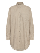 Kaffe - Kanaya Striped Shirt Tunic - Tunika - Smėlio