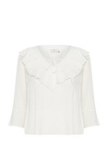 Kaffe - Kajohanna Blouse - Marškinėliai ilgomis rankovėmis - Kreminė spalva