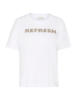Kaffe - Kalunda T-Shirt - Marškinėliai trumpomis rankovėmis - Balta