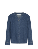 MSCH Copenhagen - Mschjolene Elena Shirt - Džinsiniai marškiniai - Tamsiai mėlyna