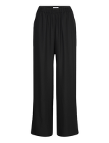 Stylein - Maria Long Trousers - Plačios kelnės - Juoda