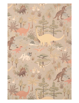 Majvillan - Wallpaper Dinosaur Vibes - Sienų dekoras - Žalia