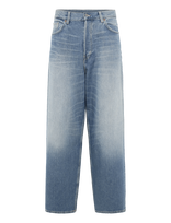 Weekday - Astro Mid Rise Loose Baggy Unisex Jeans - Laisvi džinsai - Mėlyna