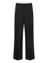 Weekday - Uno Loose Suit Trousers - Laisvalaiko marškiniai - Juoda