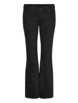 Weekday - Nova Low Rise Slim Bootcut Jeans - Platėjantys džinsai - Juoda