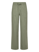 Matinique - Mabarton Wide Pants - Lininės kelnės - Chaki spalva