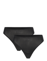Björn Borg - Soft Touch Thong 2P - Sportinės kelnaitės - Juoda