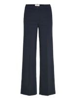 FREE/QUENT - Fqsolvej-Pants - Plačios kelnės - Juoda