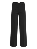 FREE/QUENT - Fqsolvej-Pants - Plačios kelnės - Juoda
