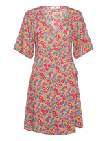 Rip Curl - Las Dalias Ditsy Wrap Dress - Marškinėliai trumpomis rankovėmis - Rožinė
