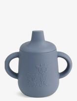 Nuuroo - Aiko Silicone Cup With Sippy Lid - Gertuvė - Mėlyna