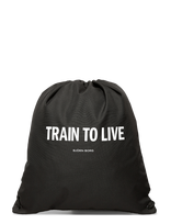 Björn Borg - Borg Logo Drawstring Bag - Sportinė kuprinė - Juoda