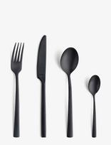 Amefa - Manille Cutlery Set 16-Pcs - Stalo įrankių rinkinys - Juoda