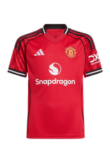 Adidas Performance - Manchester United Home Jersey Youth - Futbolo marškinėliai - Raudona