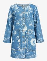 Object - Objemel Lo L/S Denim Dress 137 - Trumpa suknelė - Mėlyna