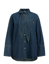 Object - Objneel Lo L/S Denim Shirt Rep - Džinsiniai marškiniai - Mėlyna