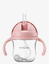 Mininor - Straw Bottle Tritan - Kūdikių buteliukas - Rožinė