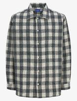 Jack & Jones - Jorwinter Boucle Shirt Ls Styd Aw24 - Laisvalaiko marškiniai - Juoda