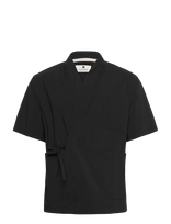 Anerkjendt - Akjesper Tec S/S Kimono - Marškiniai trumpomis rankovėmis - Juoda