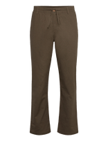 Anerkjendt - Akjan Cot/Linen Ela Pants - Lininės kelnės - Chaki spalva