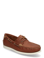 Polo Ralph Lauren - Merton Color-Blocked Leather Boat Shoe - Mokasinai - Ruda