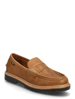 Polo Ralph Lauren - Jett Lug-Sole Leather Penny Loafer - Louferiai - Ruda