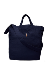 Polo Ralph Lauren - Canvas Shopper Tote - Talpi rankinė - Tamsiai mėlyna