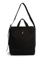 Polo Ralph Lauren - Canvas Shopper Tote - Talpi rankinė - Juoda