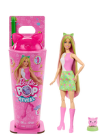 Barbie - Pop Reveal Shakes Series Doll & Accessories Set, Scented Cute Kitten Fashion Doll - Lėlė - Marga / raštuota