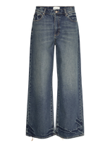 ABRAND - 95 Mid Super Baggy Laced Cory Tint Dark Blue - Platūs džinsai - Mėlyna
