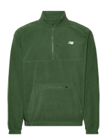 New Balance - Polar Fleece 1/2 Zip - Sportinės flisinės kelnės - Žalia