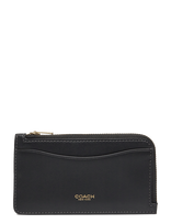 Coach - New York Zip Card Case - Piniginė - Juoda