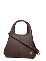 Coach - Polished Pebble Leather Lana Shoulder Bag 23 - Rankinė - Ruda