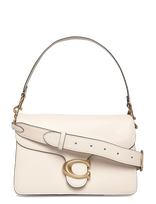 Coach - Soft Grain Leather Chain Tabby Shoulder Bag With Chain - Rankinė - Kreminė spalva