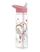 Puckator - Shatterproof 550Ml Water Bottle Enchanted Rainbows Unicorn - Maistui - Rožinė