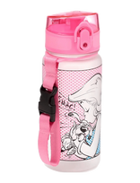 Puckator - Pusheen The Cat Foodie Pop Top 350Ml Shatterproof Bottle - Maistui - Rožinė