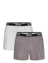 BOSS - 2P Boxer Shorts Ew - Bokseriai - Kreminė spalva
