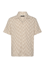 J. Lindeberg - Torpa Resort Jersey Shirt - Marškiniai trumpomis rankovėmis - Smėlio