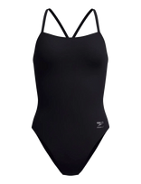 Speedo - Fl Solid V-Back 2.0 - Sportinis maudymosi kostiumėlis - Juoda