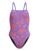 Speedo - Fl Printed Web Back - Sportinis maudymosi kostiumėlis - Violetinė