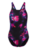 NIKE SWIM - Nike Hydrastrong Multi Print Fastback One Piece - Sportinis maudymosi kostiumėlis - Marga / raštuota