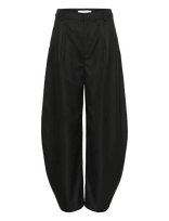 Gestuz - Gzcallia Mw Barrel Pants - Plačios kelnės - Juoda