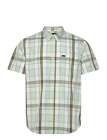 Lee Jeans - Lee Button Down Ss - Marškiniai trumpomis rankovėmis - Žalia