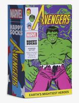 Happy Socks - Marvel™ Avengers 3-Pack Socks Gift Set - Įprastos kojinės - Žalia