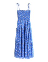 Tommy Jeans - Tjw Aop Chiffon Maxi Dress Ext - Ilga suknelė - Mėlyna