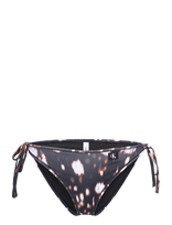 Calvin Klein - String Side Tie - Bikinis su raišteliais šonuose - Juoda